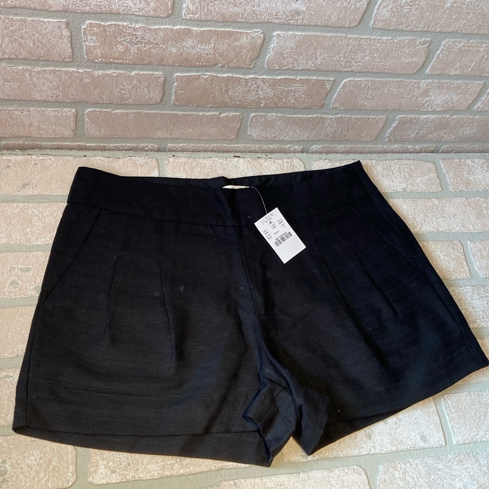 NWT J. Crew Women’s Mid-rise Pleated Shorts - Picture 2 of 6